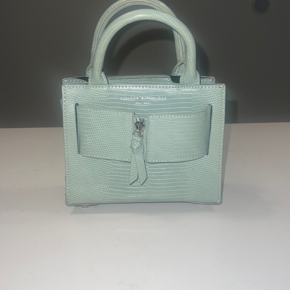 Brandon Blackwood Keui bag GREEN LIZARD EMBOSSED LEATHER
